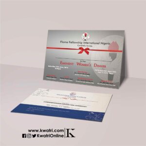 Invitation Card - Kwatri - Online Printing Abuja Nigeria