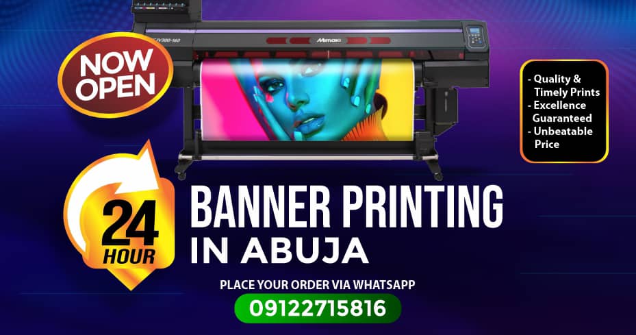 24 hour banner printing in abuja